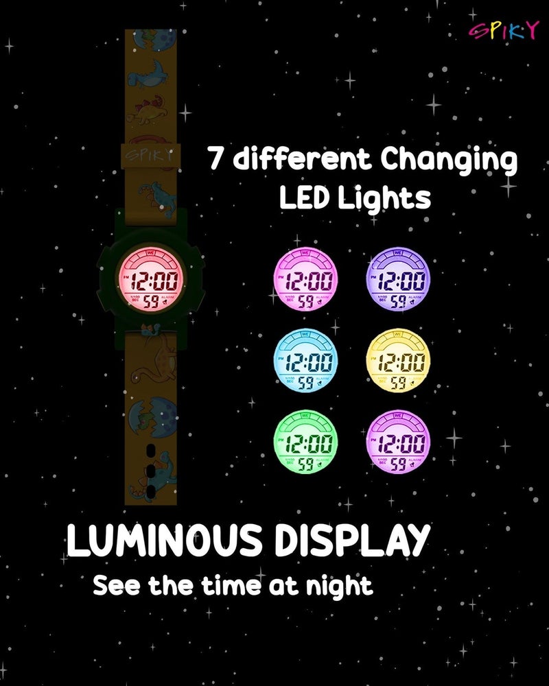 SPIKY Multi-functional Digital Sports Watch for Kids - Image 4